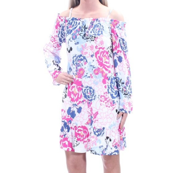 INC INTERNATIONAL CONCEPTS OFF-THE-SHOULDER SHIFT - Picture 2 of 3